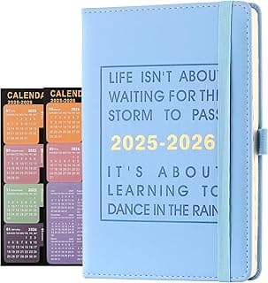 Agenda diaria 2025-2026, agenda académica día por página, de julio de 2025 a junio de 2026, la mejor agenda y calendario diario para aumentar la productividad y el diario de gratitud, organizador