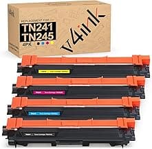 v4ink TN241 Cartucho de tóner Compatible para Brother TN-241 TN-245 para Brother HL-3140CW 3150CDW 3150CDN 3170CDW DCP-9020CDW MFC-9130CW MFC-9140CDN 9330 9330CDW 9340 9340CDW C-9330CDW FC-9330CDW