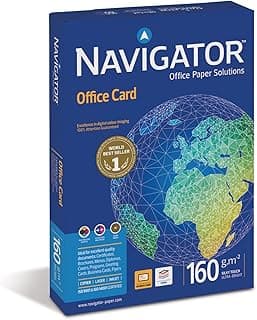 Papel fotocopiadora navigator din a4 160 gramos papel multiuso ink-jet y laser paquete de 250 hojas