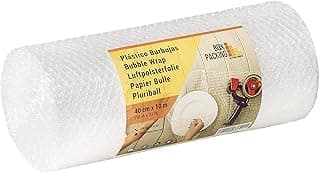BOXPACKING - Papel Burbujas Embalaje Mudanza - Rollo Burbujas Embalaje 40 cm x 10 m - Papel de Burbujas para embalar - Bubble Wrap - Plástico Burbujas