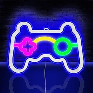HOTUT Letrero de Neón de LED,Luces de Neón Alimentada por Batería o USB,Luces de Noche de Pared con Letrero de neón,Luz de decoración con Forma de Letrero de neón LED Decoracion Bar,Discotecas,Fiesta