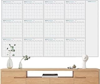 Demaxiyad Calendario de pared expandible para planificación durante todo el año, calendario de escritorio multiusos con listas de tareas, para programación familiar, proyectos de oficina, tareas
