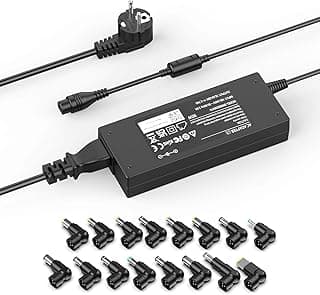 90W Universal Cargador Portátil para Lenovo ASUS DELL HP Acer IBM Toshiba Samsung Sony Fujitsu Gateway Notebook Ultrabook Chromebook Alimentación AC Adaptador Cord con 16 Puntas
