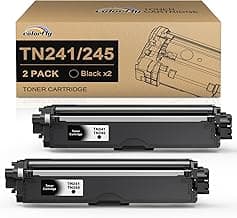 2 X TN241BK Toner TN241 Negro para Toner Brother TN241 TN-241 para Las impresoras HL3140CW HL3150CDW HL3170CDW DCP9015CDW DCP9020CDW MFC9330CDW MFC9140CDN y MFC9340CDW