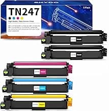 Skydo TN247 Cartucho de Tóner para Brother TN-243CMYK Toner Compatible para Toner Brother MFC-L3770CDW HL-L3230CDW DCP-L3550CDW MFC-L3750CDW MFC-L3710CW HL-L3210CW HL-L3270CDW (TN243CMYK, Pack de 5)