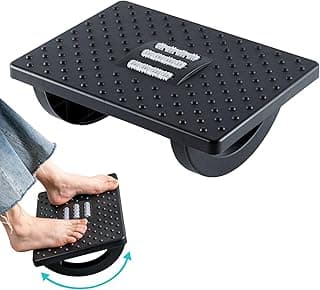 VFANDV Reposapies de Oficina, Reposa pies Reposa pies Reposapies Escritorio Reposapiés Ajustable 180°, Reposapiés Ergonómico para Oficina, Hogar, Viajes