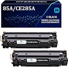 Hyggetech 85A CE285A Tóner Negro Compatible para HP CE285A 85A Tóner para HP Laserjet P1102W P1102 P1100 P1106 P1108 P1109 M1130 M1132 M1210 M1210MFP M1212 2-Black