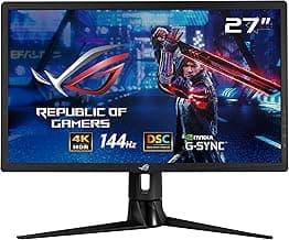 ASUS DSC ROG Strix XG27UQR - Monitor Gaming de 27 pulgadas, 4K (3840 x 2160), 144 Hz, DSC, Display HDR 400, DCI-P3 90%, Adaptive Sync