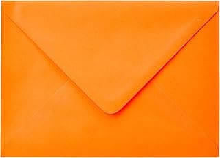 Clairefontaine 5652 C Pack de 20 sobres 16, 20 x 22, 90 x 0, 10 cm, color Clémentine 16.20 x 22.90 x 0.10