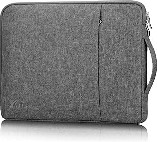 AIPIE Funda Portátil 11,6 12 12,9 Pulgadas Anti-rasguños Bolsa Ordenador PC Maletín per Laptop Compatible MacBook, Acer, ASUS, DELL, HP, Lenovo, MSI, SGIN, VivoBook, Chromebook Computadora, Gris