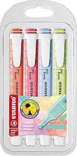 Marcador STABILO swing cool Pastel - Estuche con 4 colores