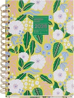 Miquelrius - Agenda 16 Meses 2025 2026, Planificador Semanal: Septiembre'25 a Diciembre'26, Tamaño 155 x 213 mm, Semana Vista, Espiral Metálico, Cubierta de Cartón Forrado, Español-Inglés-Portugués