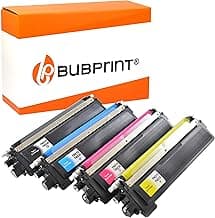 Bubprint 4 Cartucho Tóner Compatible para Brother TN-230 TN-230BK TN-230C TN-230M TN-230Y para DCP-9010CN HL-3040CN HL-3070CW MFC-9120CN MFC-9320CW Negro Cian Magenta Amarillo