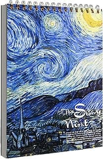 Cuaderno de bocetos A4, bloc de dibujo DIN A4, cuaderno de bocetos A4, papel de dibujo, papel grueso A4, cuaderno de dibujo con espiral para artistas, bocetos, dibujos, notas, 120 páginas/60 hojas