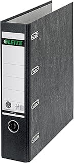 Leitz 10920000 - Archivador con doble juego de anillas doble (2 x A5), color negro