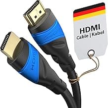 KabelDirekt – Cable HDMI 2.1 8K / 4K – 5m y más longitudes (0,15m–22,5m) – Cable HDMI diseñado en Alemania – Soporta 10K/8K@60Hz / 4K@120Hz – HDMI 2.1 Cable para TV, PC, PS5, XBO, Switch