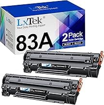 LxTek 83A CF283A Tóner para 83A CF283A CF283AD para HP Laserjet Pro MFP M125nw M127fs M127fw M127fn M225dw M125a para HP Laserjet Pro M201dw M201n MFP M225dn M127fp Negro (2 Pack)