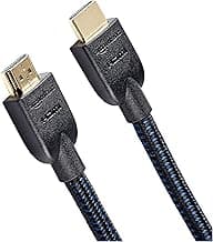 Amazon Basics Cable HDMI trenzado - 3,04 m, Negro