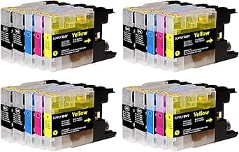Supply Guy 20 Cartuchos Compatible con Brother LC-1280 para MFC-J5910dw MFC-J6510dw MFC-J6710dw MFC-J6910dw