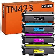 Supply Guy TN423, TN421 Cartuchos de Toner Compatible con Brother TN-423, TN-421 para Brother MFC-L8690CDW, MFC-L8900CDW, HL-L8260CDW, HL-L8360CDW, DCP-L8410CDW Multipack 4 Cartuchos de Toner