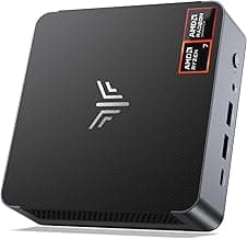NiPoGi АMD Mini PC Ryzen 7 8745HS(hasta 4,9 GHz),32GB DDR5 5600MHz 1TB M.2 NVME SSD,Mini Ordenador con АMD Radeon 780M, 8K Quad-Screen-Display USB4+Type C+HDMI*2,Wifi6/BT5.2,Micro PC Gaming W-11 Pro