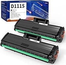 Skydo MLT-D111S Toner Compatible para Samsung MLT-D111S D111S D111L Cartuchos de tóner para Samsung Xpress M2070 M2026 M2022 M2020 M2026W M2022W M2020W SL-M2070 SL-M2070W SL-M2070F (2 Negro)