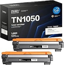 Timink TN1050 TN-1050 Tóner Compatibles para Brother TN1050 Compatibles para Brother HL-1210W DCP-1612W MFC-1910W DCP-1610W HL-1212W HL-1110 DCP-1510 DCP-1512 DCP-1610 MFC-1810 (2 Negro)