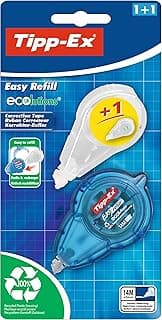 Tipp-Ex Ecolutions - Cinta correctora recargable, blanco, 1