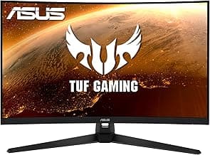 Asus TUF VG328H1B - Monitor curvo gaming de 32'' FullHD (1920x1080, 165 Hz, 1 ms, 16:9, 1500R, ELMB, FreeSync Premium, HDMI) Negro