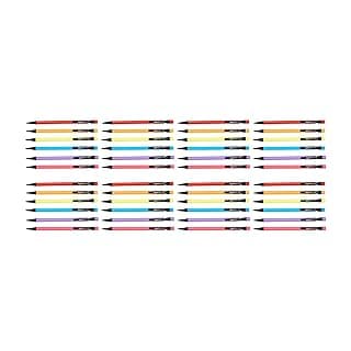 Amazon Basics Lápices mecánicos, punta mediana (0,7 mm), paquete de 48, Multicolor