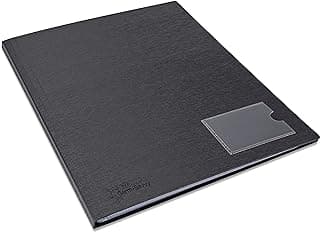 Rapesco 1648 Germ-Savvy Antibacteriano, Carpeta de Fundas A4 en Polipropileno, 12 Fundas, Negro