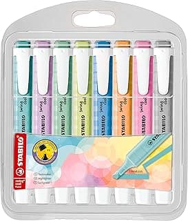 Marcador STABILO swing cool Pastel - Estuche con 8 colores