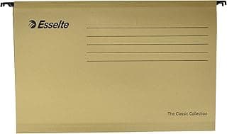 Esselte Juego de 50 Carpetas Colgantes Reciclable de Folio Alargado, 41 x 24 cm
