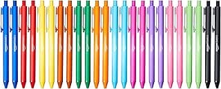 Amazon Basics - Bolígrafo de punta de bola retráctil, 24 unidades, Clasificado