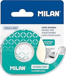 Blíster cinta adhesiva invisible 19 mm x 33 m