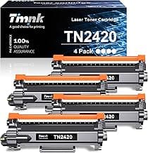 Timink TN2420 Compatible Toner Cartridge for Brother MFC L2710DW L2750DW L2710DN L2730DW DCP L2510D L2530DW L2550DN HL L2310D L2350DW (4 Negro)