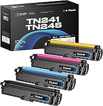 Quark TN241 TN245 Tóner Compatible con Brother TN-241 TN-245 TN242 TN246 para Brother MFC-9332CDW MFC-9142CDN DCP-9020CDW DCP-9017CDW HL-3152CDW MFC-9140CDN (4 Unidades)