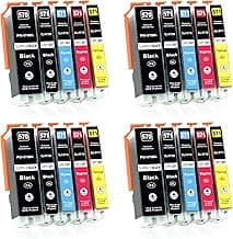 Supply Guy 20 Cartuchos de Tinta con viruta Compatible con Canon PGI-570 CLI-571 para Pixma MG5750 MG5751 MG5752 MG5753 MG6850 MG6851 MG6852 MG6853 TS5050 TS5051 TS5053 TS5055 TS6050 TS6051 TS6052
