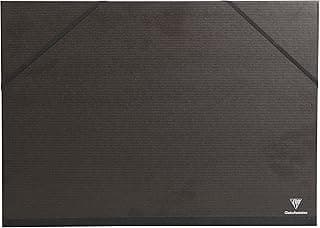 Clairefontaine Kraft arte carpeta con elástico, negro, 32 x 45 cm