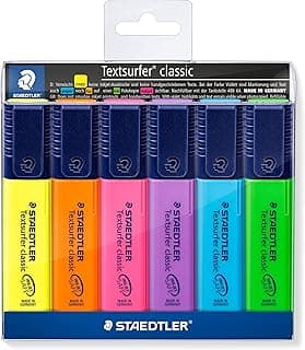 STAEDTLER 364WP6 - Estuche con 6 marcadores fluorescentes