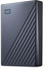 WD 5TB My Passport Ultra HDD portátil, disco duro externo, USB-C con software para gestión de dispositivos, copia de seguridad y protección de contraseñas Works with PC, Xbox and Playstation, Azul